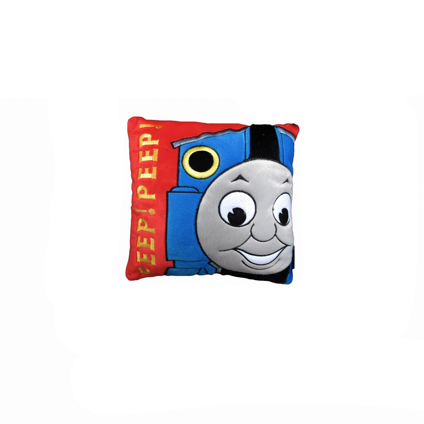 Disney Thomas Friends Embroidered Cushion 27 x 27cm - Soft Polyester, Multi-Color