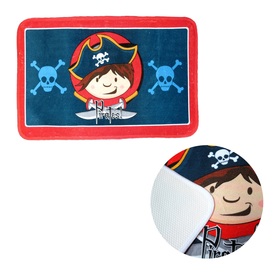 Kids Cartoon Rubber Backed Floor Mat 50 x 80cm - Non-slip, Bright Design - SuperSaverAU - view 1