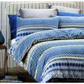 Belmondo Angelique Easy Care Quilt Cover Set King - Geometric Print Design - SuperSaverAU - view 1