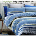 Belmondo Angelique Easy Care Quilt Cover Set King - Geometric Print Design - SuperSaverAU - view 2