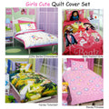 Disney Barbie Quilt Cover Set Single - Fairy Tails & Princesses Design - SuperSaverAU - view 2