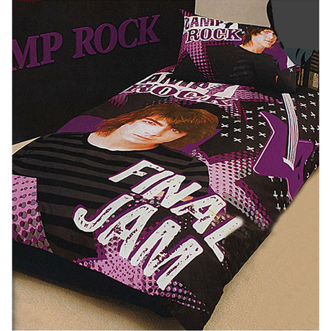Disney Camp Rock Final Jam Quilt Cover Set Single - 140 x 210 cm, Polyester Cotton - SuperSaverAU - view 1