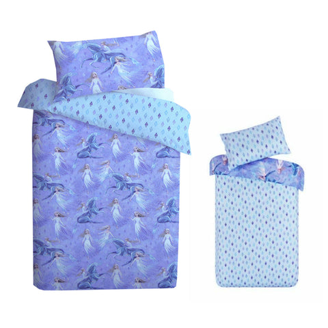 Caprice Disney Frozen Elsa Reversible Quilt Cover Set Single 140x210 cm - SuperSaverAU - view 1