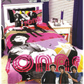 Disney Teenager Musical Quilt Cover Set Single - 140 x 210 cm, Polyester Cotton - SuperSaverAU - view 1