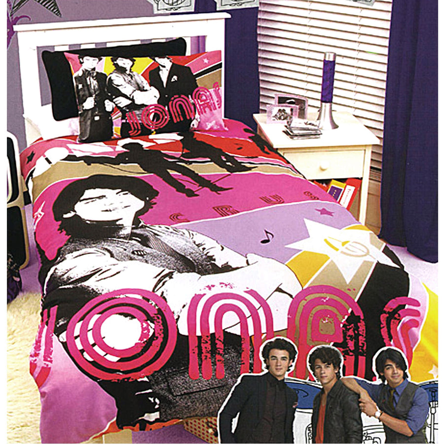 Disney Teenager Musical Quilt Cover Set Single - 140 x 210 cm, Polyester Cotton - SuperSaverAU - view 1