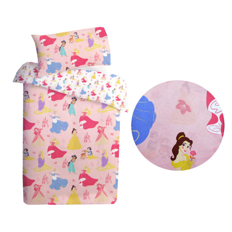 Caprice Disney Princess Reversible Quilt Cover Set Single 140x210 cm - SuperSaverAU - view 1