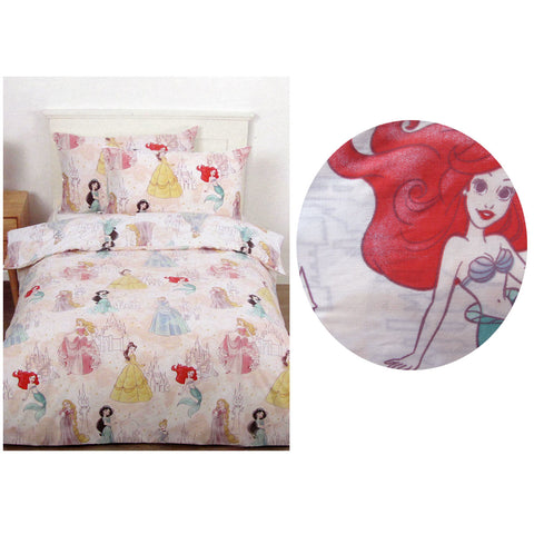 Caprice Disney Princesses Pink Quilt Cover Set Single 140x210 cm - SuperSaverAU - view 1