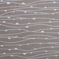 Weaves Coffee Easy Care Quilt Cover Set Queen - Weave Design, Polyester - SuperSaverAU - view 3