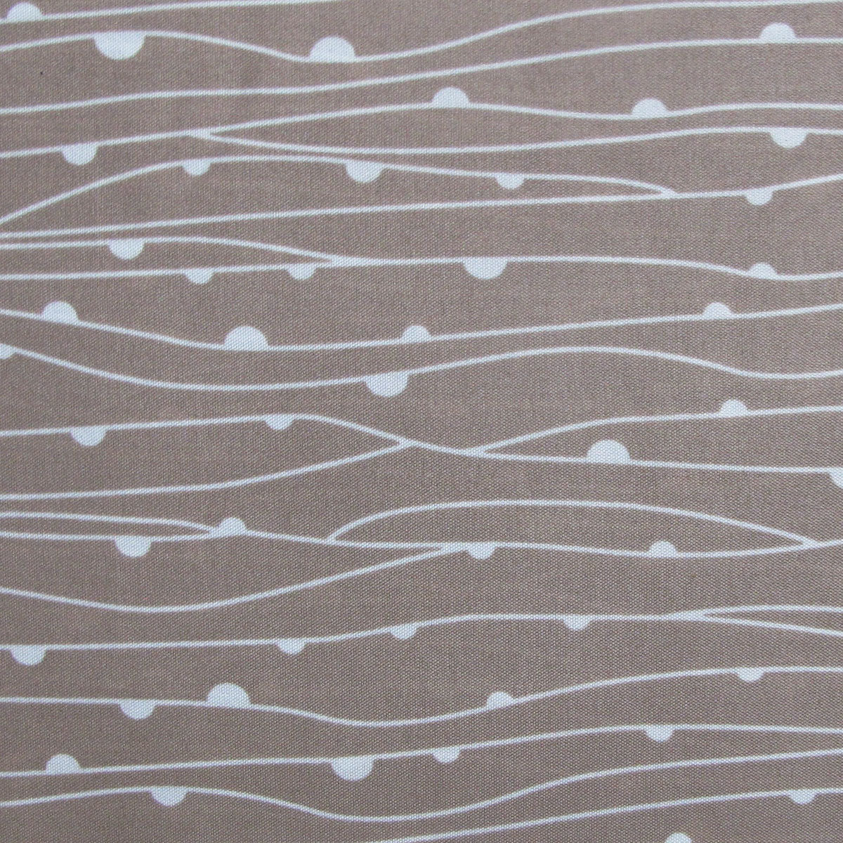 Weaves Coffee Easy Care Quilt Cover Set Single - Weaves Print Design, Polyester