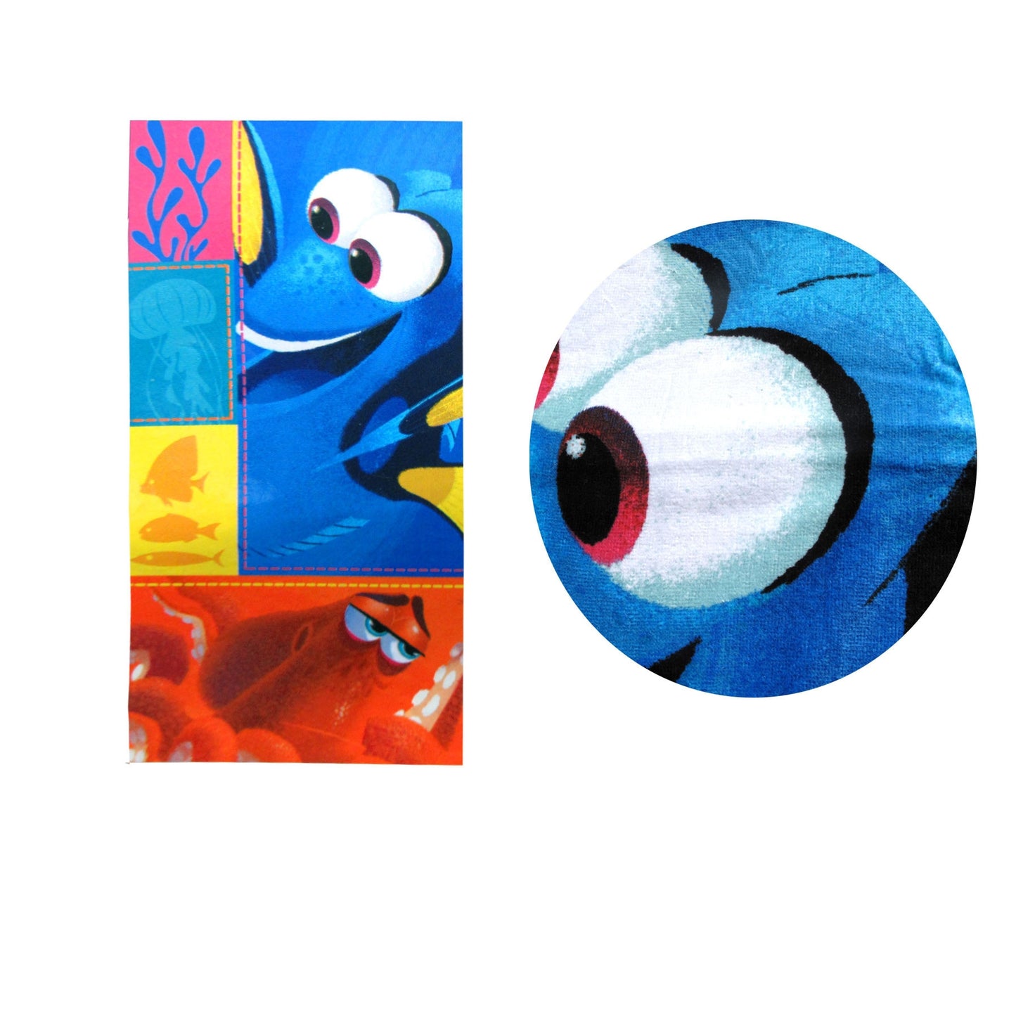 Disney Cotton Bath/Beach Towel Finding Nemo Dory 60 x 120 cm - Cartoon Print