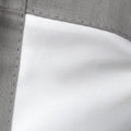 Designers Choice Linen Cotton Eyelet Curtains Grey 140 x 213cm - Solid Colour, 3 Pass Coating - SuperSaverAU - view 2