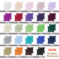PepperMill Satin Pillowcases Pair - Soft, Tangle-Free, 66cm x 66cm - SuperSaverAU - view 2