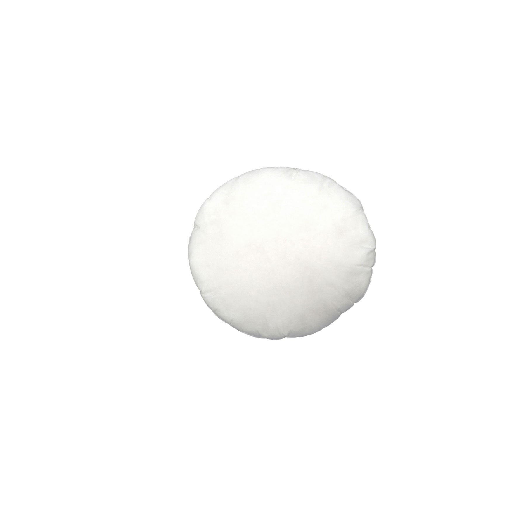 Easyrest Cushion Insert Round 30 cm Diameter, Solid White Polyester, Durable - SuperSaverAU - view 1