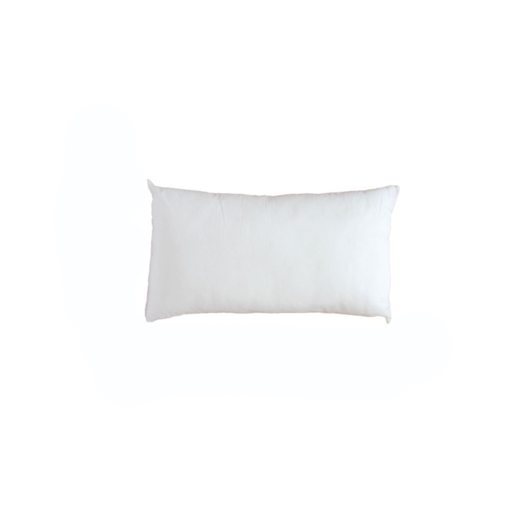 Easyrest Cushion Insert 30 x 60cm Rectangular, Solid White Polyester Cover - SuperSaverAU - view 1