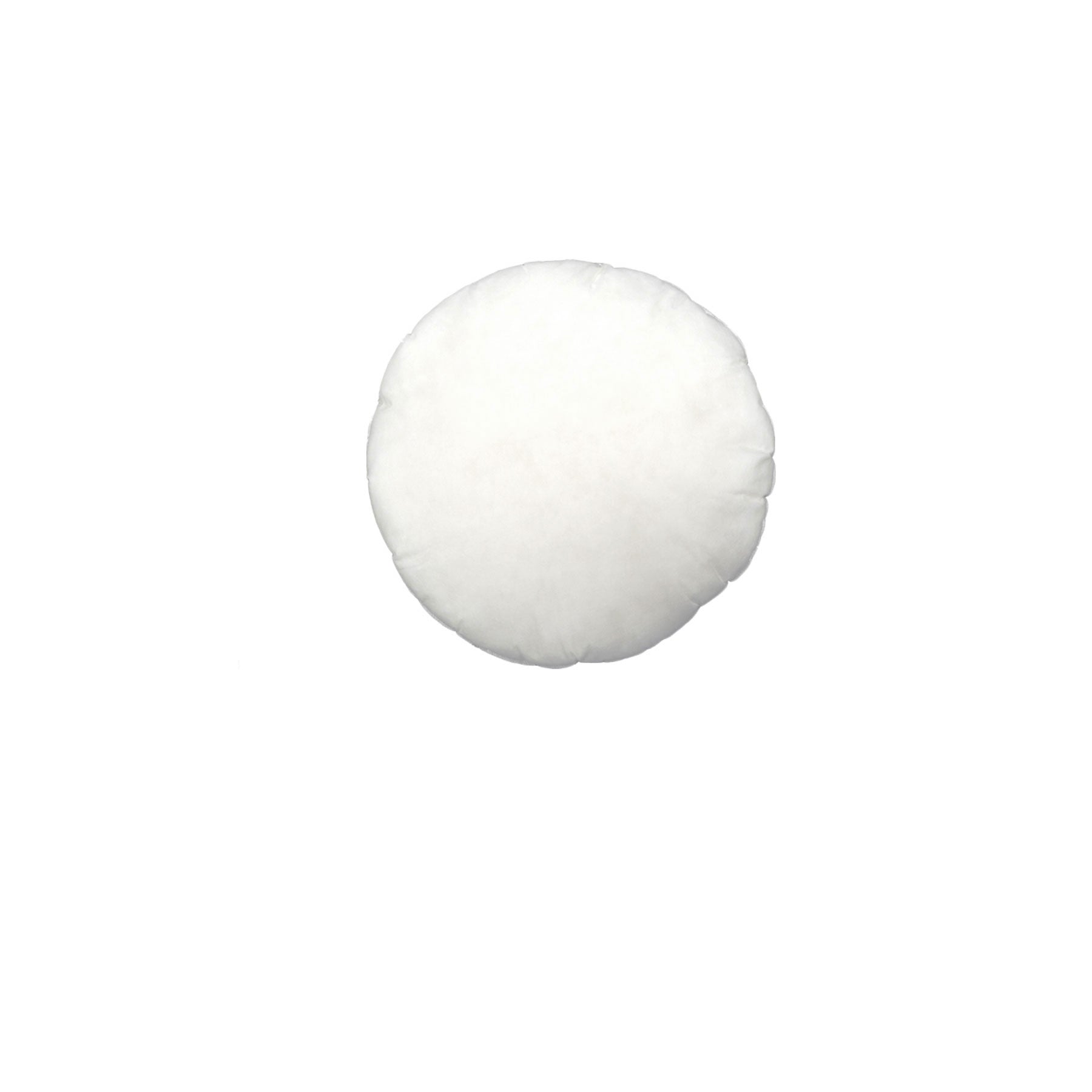Easyrest Cushion Insert Round 35 cm Diameter, Solid White Polyester, Durable - SuperSaverAU - view 1