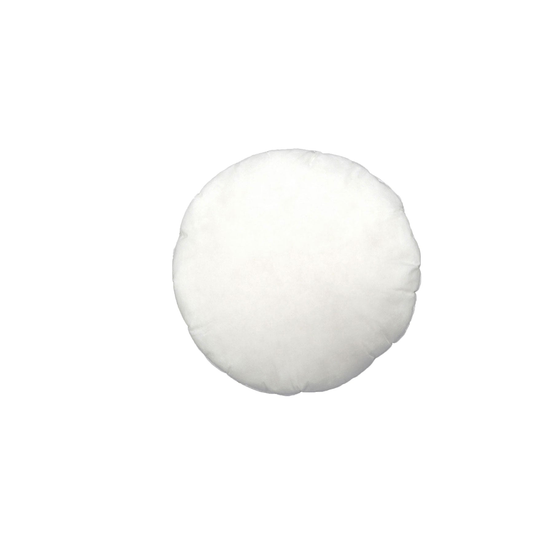 Easyrest Cushion Insert Round 45 cm Diameter, Solid White Polyester, Durable - SuperSaverAU - view 1