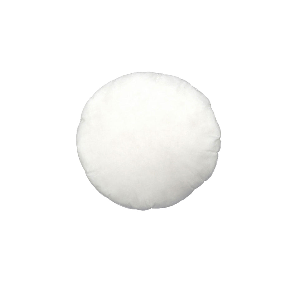 Easyrest Cushion Insert Round 50 cm Diameter, Solid White Polyester, Easy Care - SuperSaverAU - view 1