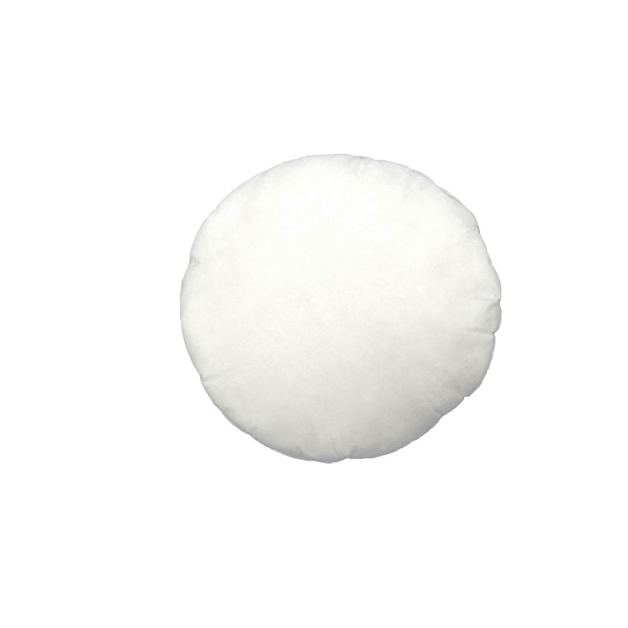 Easyrest Cushion Insert Round 55 cm Diameter, Solid White Polyester, Durable - SuperSaverAU - view 1