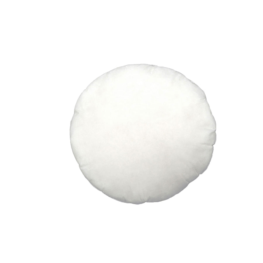 Easyrest Cushion Insert Round 60 cm Diameter, Solid White Polyester, Durable - SuperSaverAU - view 1