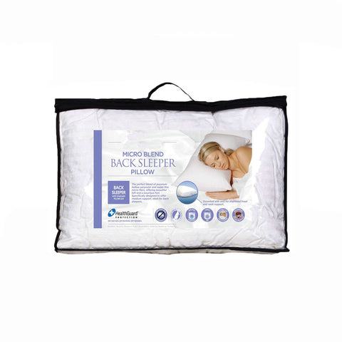 Easyrest Micro Blend Back Sleeper Pillow - 66cm x 41cm, Cotton Sateen, Anti Dust Mite - SuperSaverAU - view 1