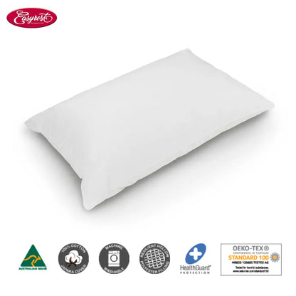 Easyrest BioFresh Allergy Sensitive Medium Pillow 48 x 73 cm - Cotton Cover, Healthguard Treatment