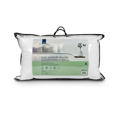 Easyrest Cloud Support Dual Support Pillow 47 x 72 x 12 cm - Firm, Hypoallergenic, Cotton Cover - SuperSaverAU - view 1