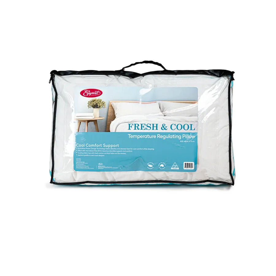 Easyrest Fresh and Cool Standard Pillow 47 x 72 cm - Cooling Fabric, Australian Made - SuperSaverAU - view 1