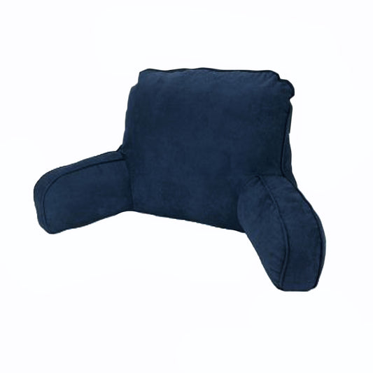 Easyrest Standard Backrest Pillow Navy - Soft Micro-Suede, All Ages, Comfortable