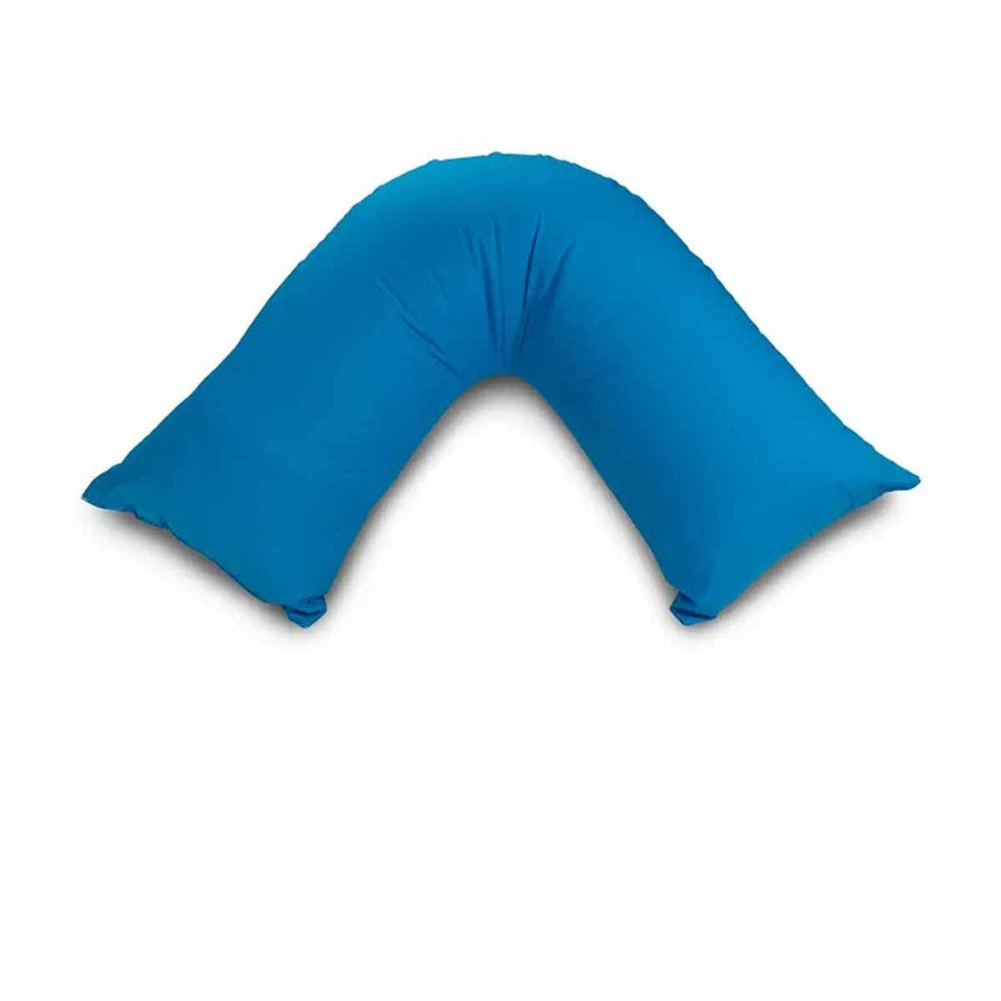 Easyrest Aus Made Medium Support Filled V Shape Pillow 64 x 39 cm Ocean - SuperSaverAU - view 1