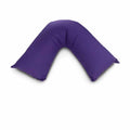 Easyrest Aus Made Medium Support Filled V Shape Pillow 64 x 39 cm Purple - SuperSaverAU - view 1