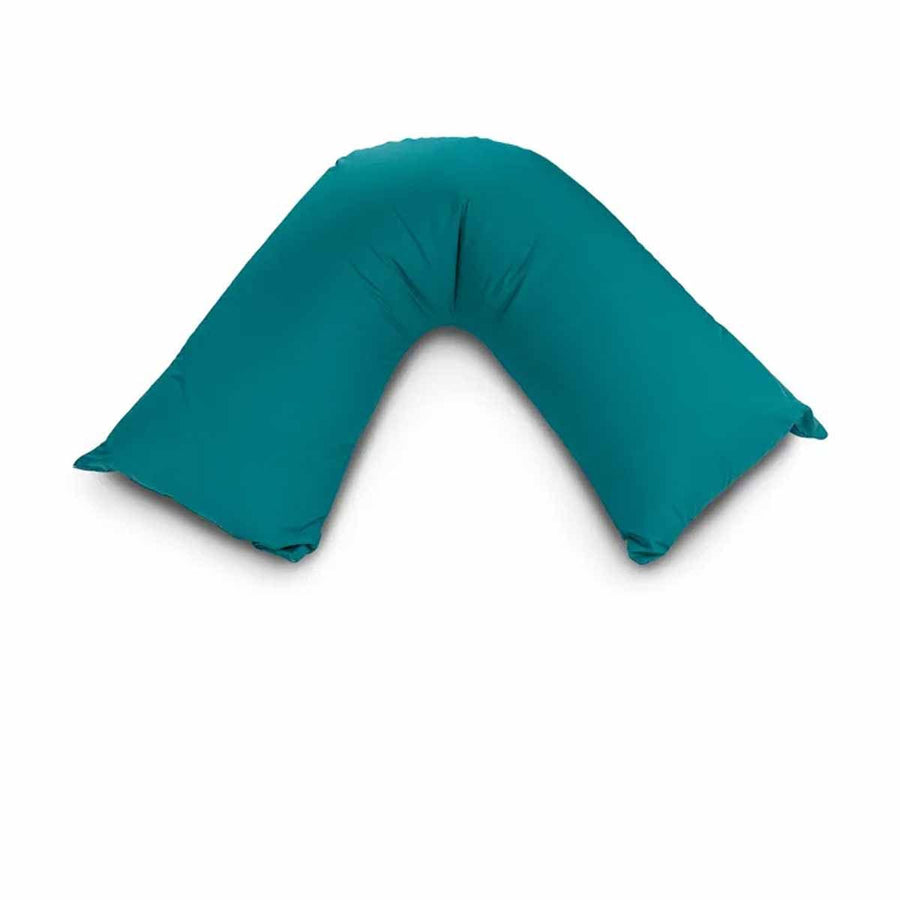 Easyrest Aus Made Medium Support Filled V Shape Pillow 64 x 39 cm Teal - SuperSaverAU - view 1
