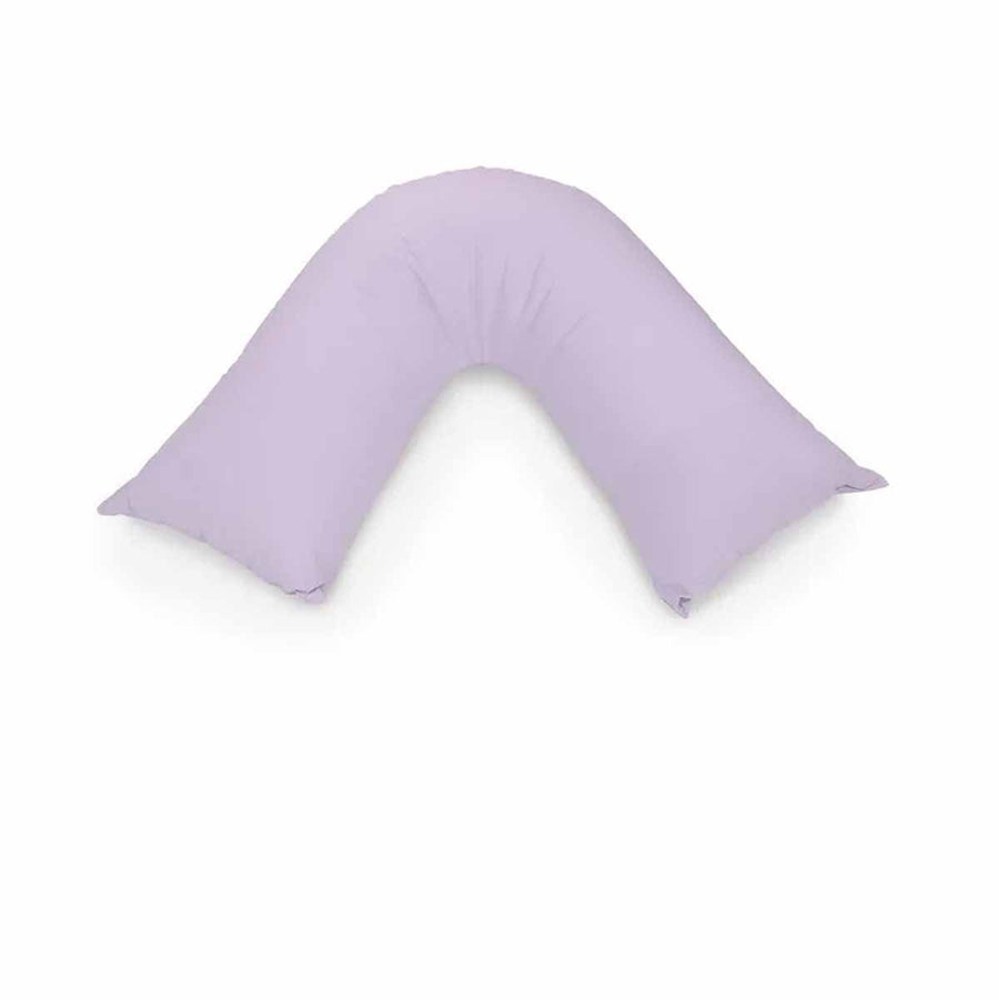 Easyrest Aus Made Medium Support Filled V Shape Pillow 64 x 39 cm Violet - SuperSaverAU - view 1