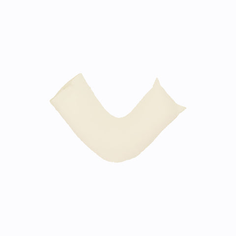 Easyrest 250tc Cotton V Shape Pillowcase Cream - Cuffed & Piped Edge, 78x(36+42cm) - SuperSaverAU - view 1