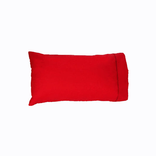 Easyrest 250tc Cotton King Pillowcase Fire Red - Soft, Machine Washable