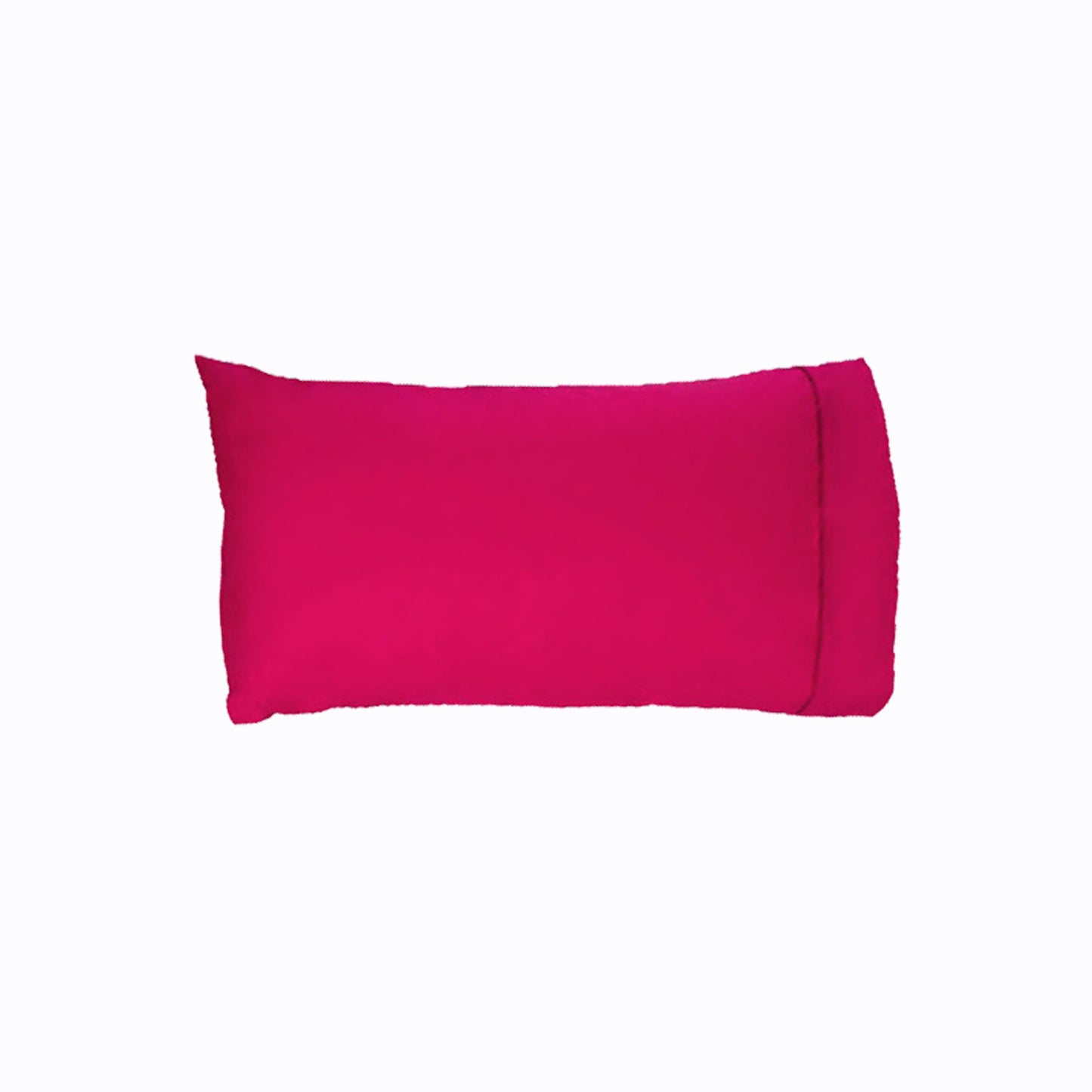 Easyrest 250tc Cotton King Pillowcase - Hot Pink, Soft & Smooth, Machine Washable