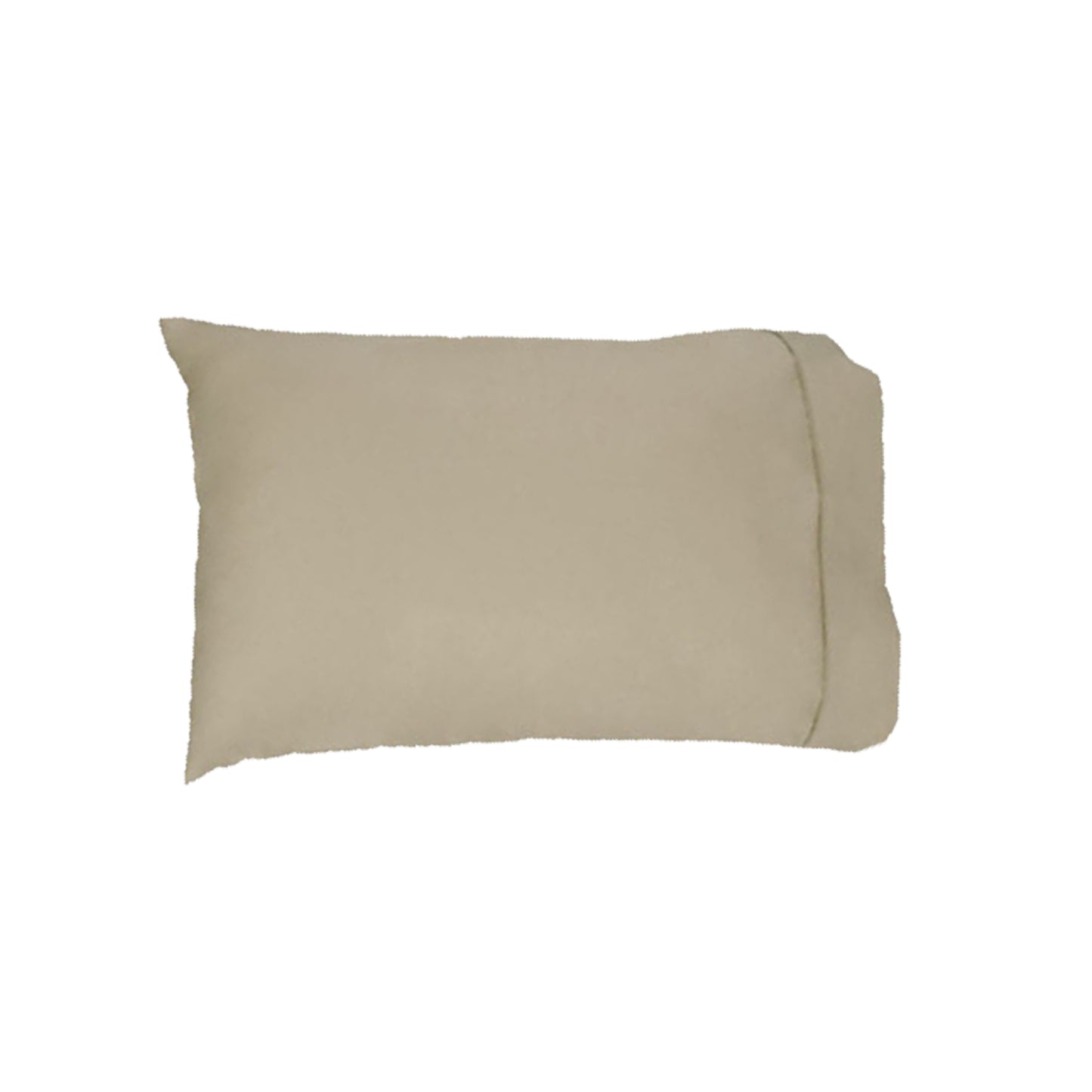 Easyrest 250tc Cotton Pillowcase Standard 48x73cm - Soft, Smooth, Cuffed Edge