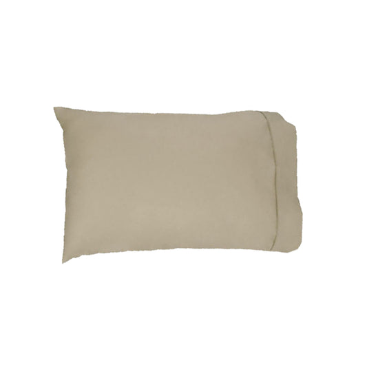 Easyrest 250tc Cotton Pillowcase Standard 48x73cm - Soft, Smooth, Cuffed Edge