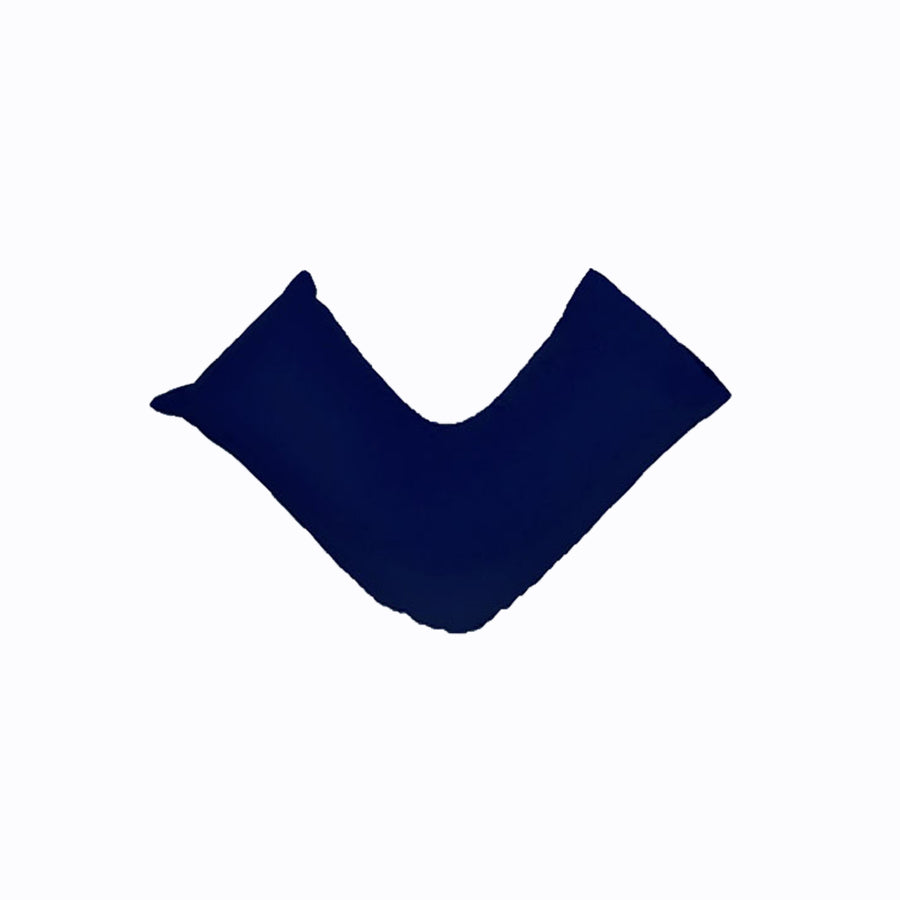 Easyrest 250tc Cotton V Shape Pillowcase - Navy, Soft & Smooth, Machine Washable - SuperSaverAU - view 1