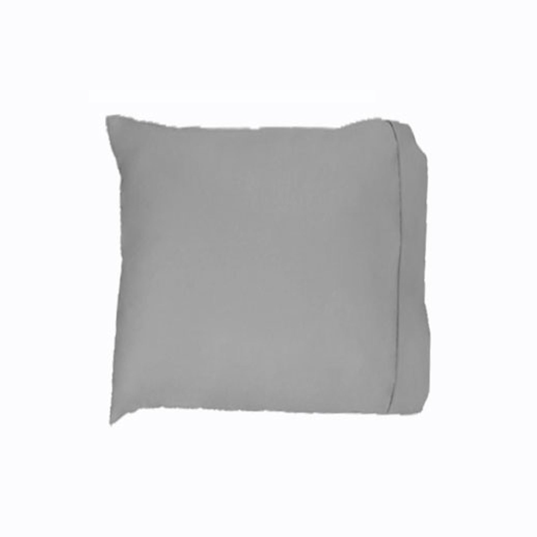 Easyrest 250tc Cotton European Pillowcase 65x65cm - Soft, Smooth, Pewter - SuperSaverAU - view 1