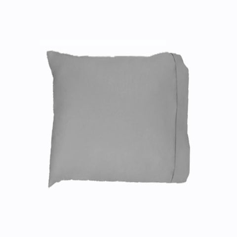 Easyrest 250tc Cotton European Pillowcase 65x65cm - Soft, Smooth, Pewter - SuperSaverAU - view 1