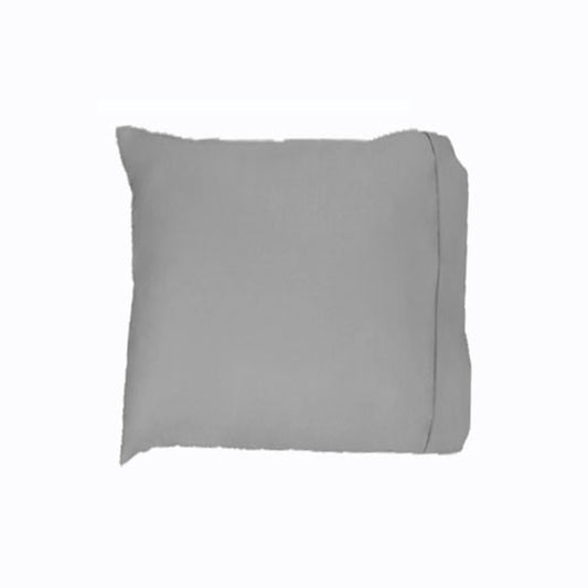 Easyrest 250tc Cotton European Pillowcase 65x65cm - Soft, Smooth, Pewter