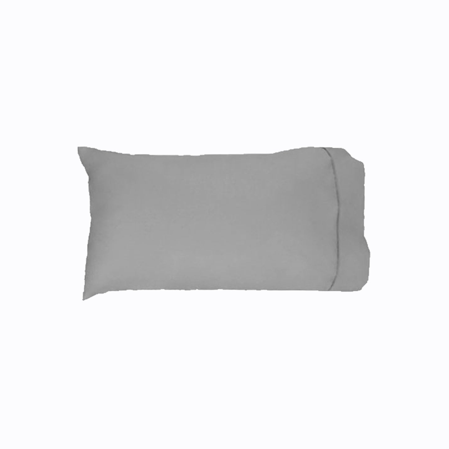 Easyrest 250tc Cotton King Pillowcase - Soft Pewter, Machine Washable