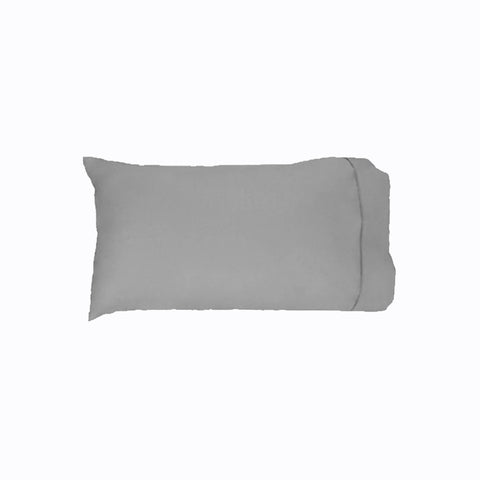 Easyrest 250tc Cotton King Pillowcase - Soft Pewter, Machine Washable - SuperSaverAU - view 1