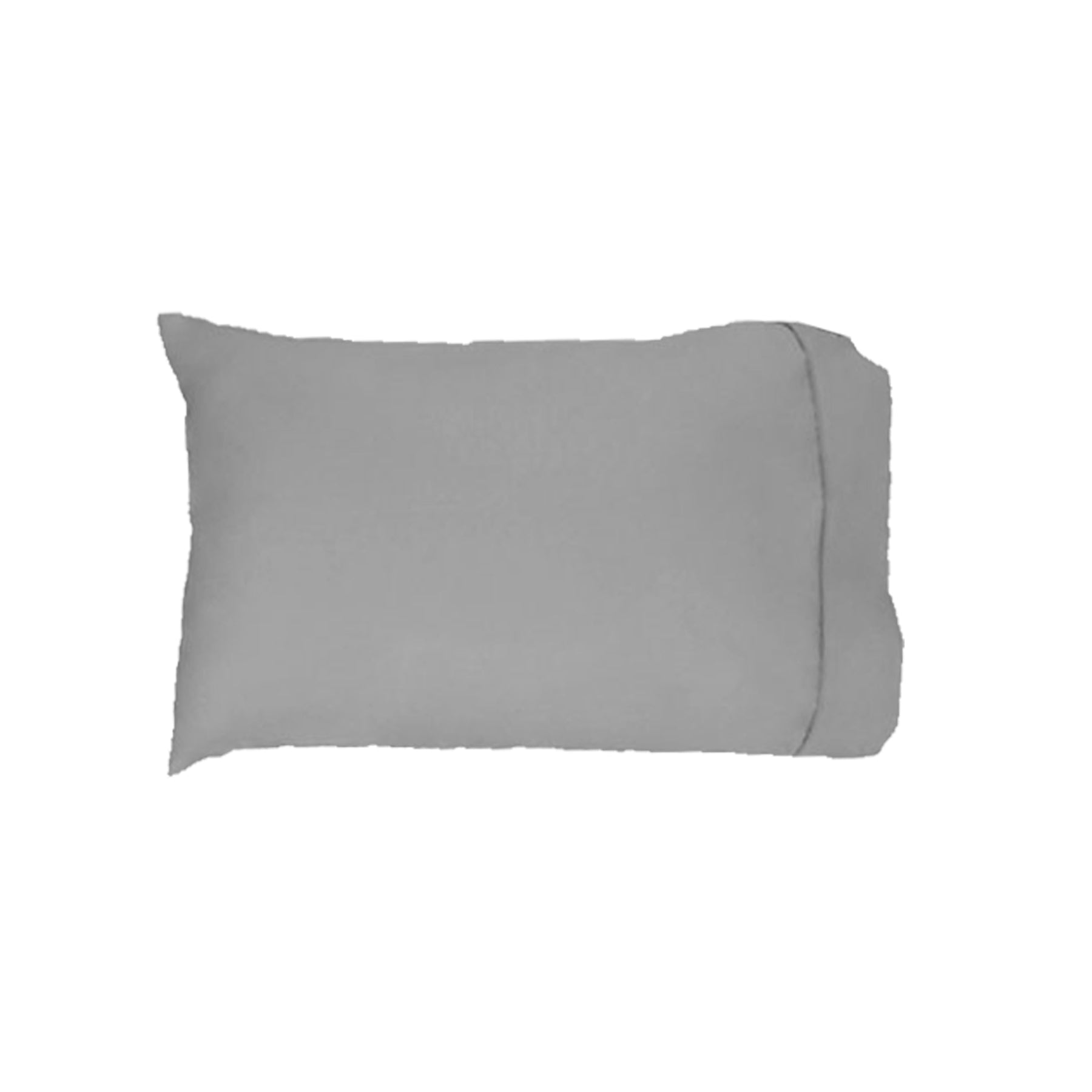 Easyrest 250tc Cotton Pillowcase - Pewter, 48x73+15cm, Soft & Smooth - SuperSaverAU - view 1