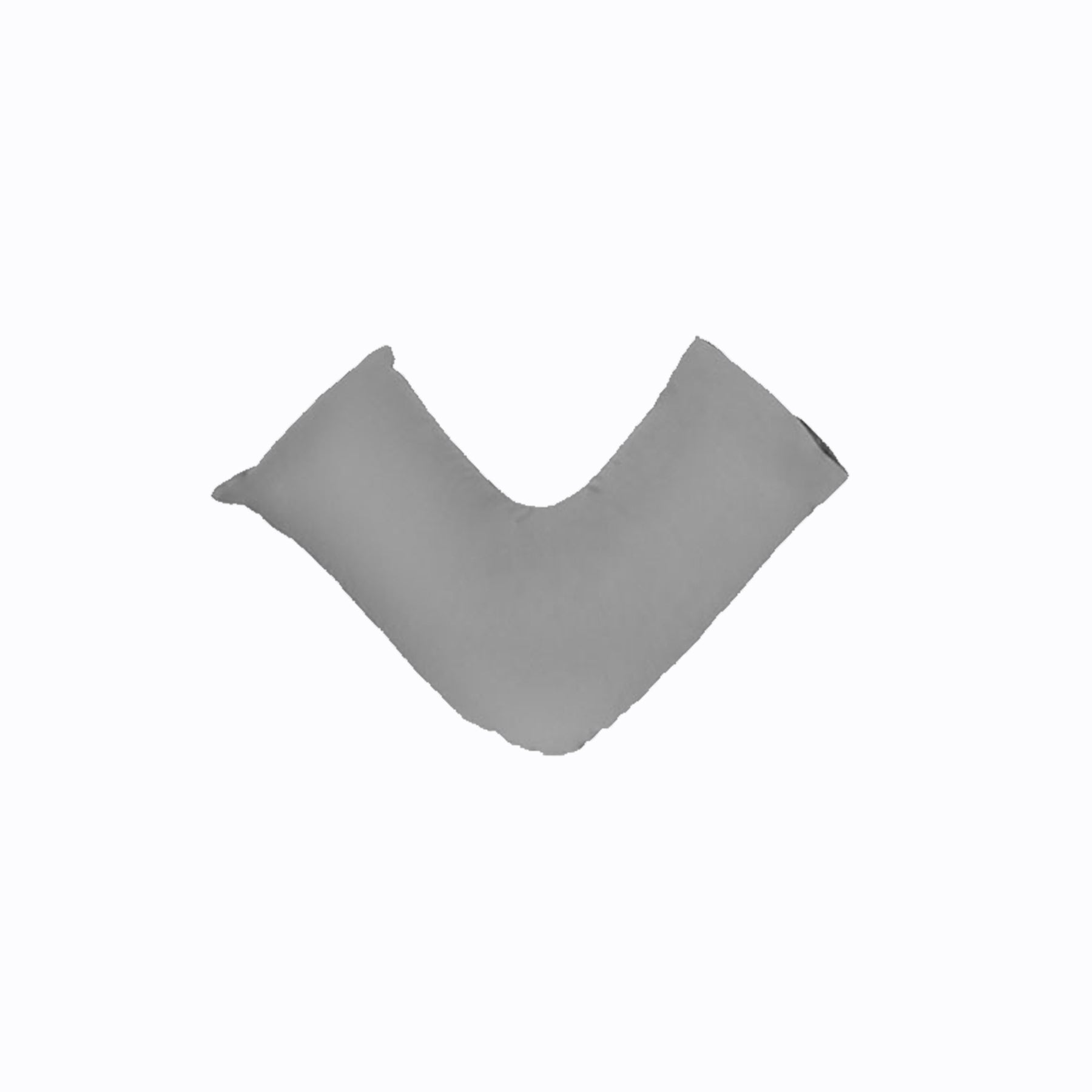 Easyrest 250tc Cotton V Shape Pillowcase - Pewter, Soft & Smooth, Machine Washable - SuperSaverAU - view 1