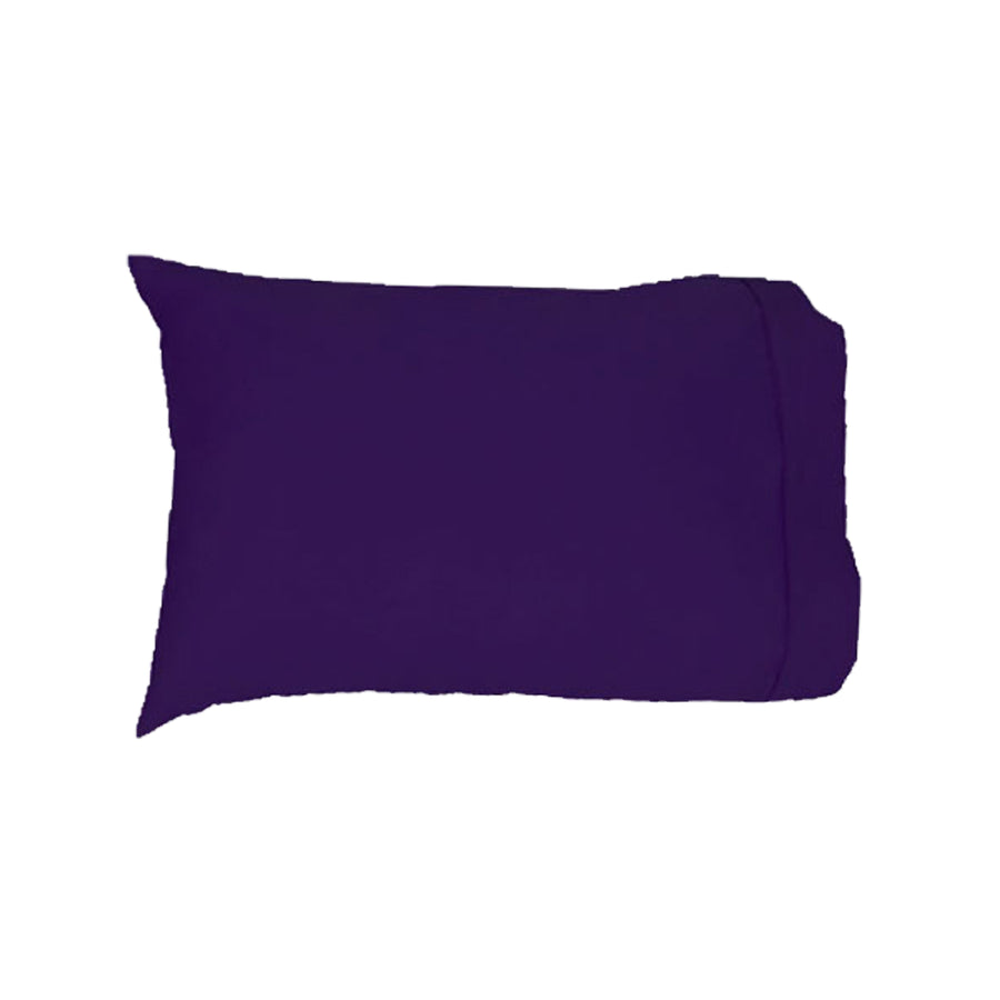 Easyrest 250tc Cotton Pillowcase Violet - Soft, Smooth, Cuffed Edge, 48x73+15cm - SuperSaverAU - view 1