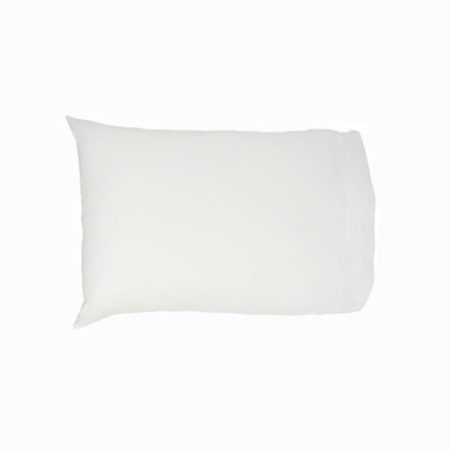 Easyrest 250tc Cotton Standard Pillowcase - White, Soft & Smooth, 48x73+15cm