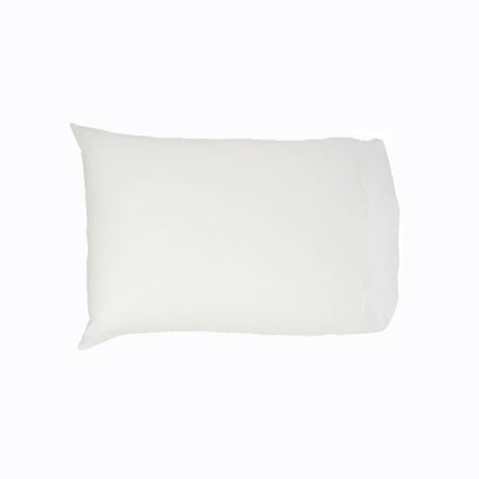 Easyrest 250tc Cotton Standard Pillowcase - White, Soft & Smooth, 48x73+15cm