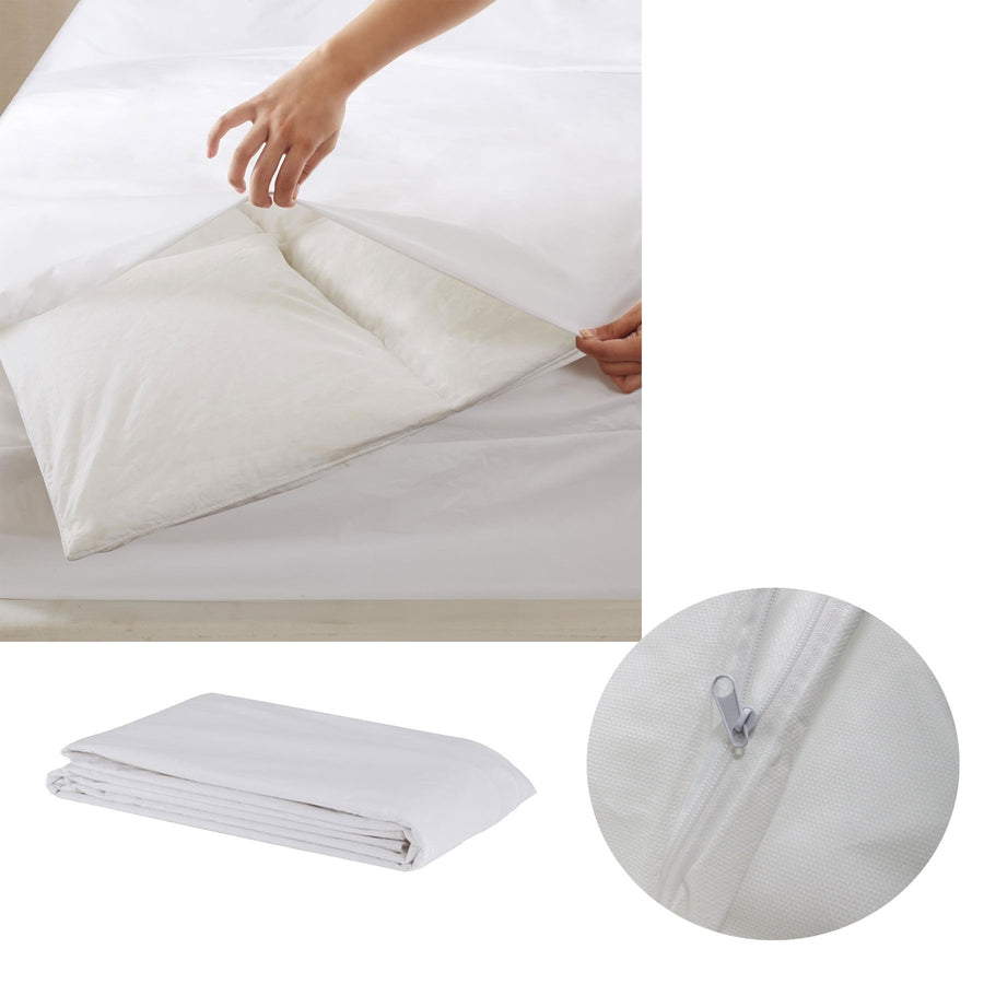 Stain/Water Resistant Quilt Protector - Single, Zip Opening, Machine Washable - SuperSaverAU - view 1