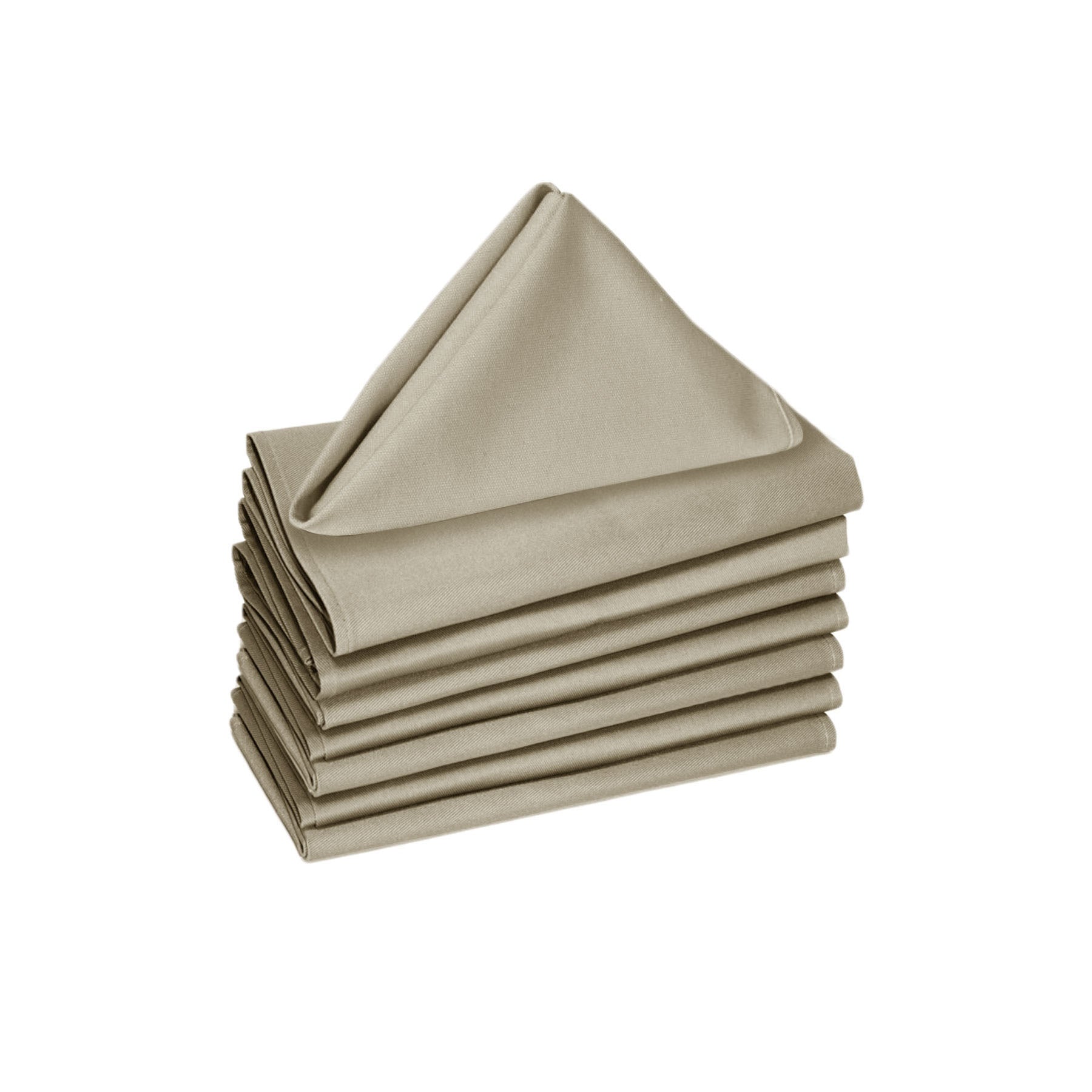 Hoydu Set of 8 Cotton Napkins 40 x 40 cm - Solid Colour, Machine Washable - SuperSaverAU - view 1